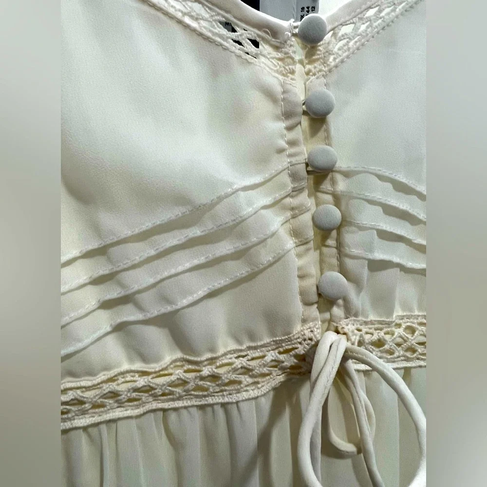 ASOS Maternity Cream Maxi Dress - Picture 8 of 11